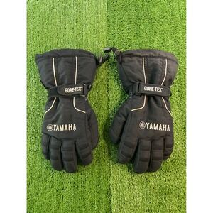 Yamaha Gore-Tex Black Gloves Mens Winter Snowmobile Skiing‎ Size Medium